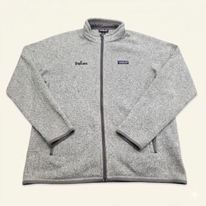 Patagonia Better Sweater‎ Full Zip Fleece Jacket Mens XL Gray Tropicana Logo
